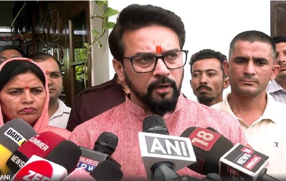 अनुराग ठाकुर ने कांग्रेस-राजद को घेरा, बोले- राम विरोधी स्टालिन के साथ क्यों मंच साझा?