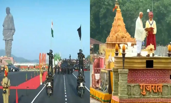 Ekta Diwas Celebrations 2025 | एकता दिवस पर गणतंत्र दिवस जैसी परेड, कई राज्यों की झांकियाँ, BSF के डॉग स्क्वायड ने दिखाया ऑपरेशन कौशल | Video