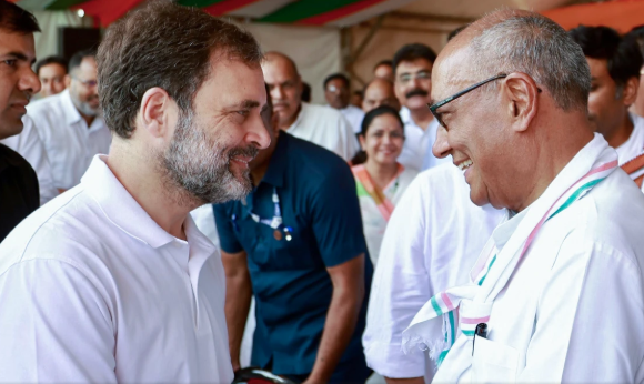 Digvijay Singh की RSS तारीफ से Congress में बवाल, Rahul Gandhi बोले- आप गलती कर गए!