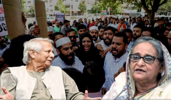 शेख हसीना का हिसाब करो….Bangladesh की भारत को गीदड़ भभकी, फिर विदेश मंत्रालय ने जो किया, युनूस भी सन्न